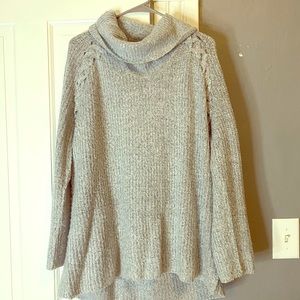 Braided Sleeve Sweater